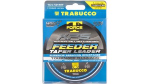 Confezione Trabucco XPS Feeder Taper Leader Shock Leader Conico 12 m